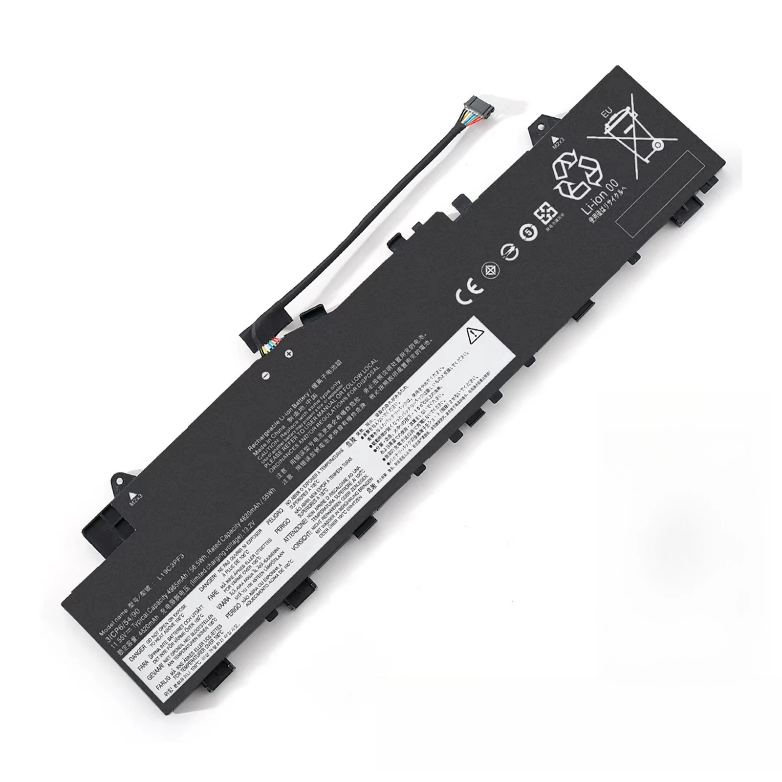 Laptop Battery L19M3PF3 L19C3PF3 for Lenovo IdeaPad 5-14ALC05 5-14ITL05 5-14ARE05 5B10W86936 11.1V 44.5WH 4060mAh