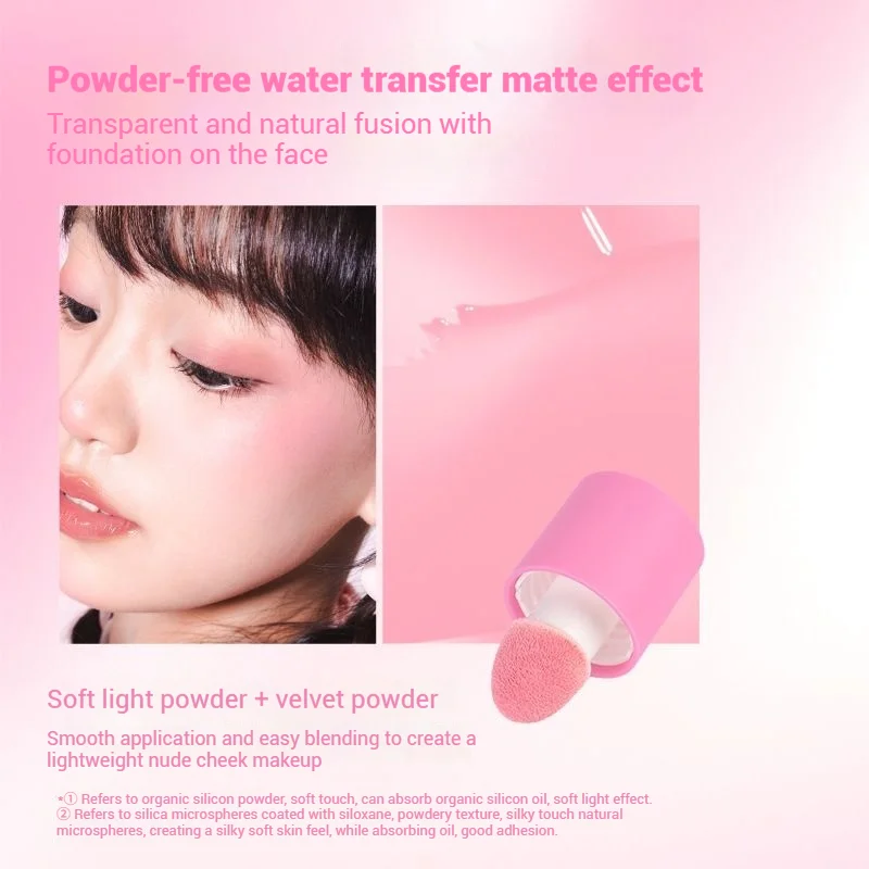 Light Blush Liquid Moisturizing Mirror Vitality Moisturizing Natural Rouge Easy To Color Trim Matte Liquid Blush Naturally Clear