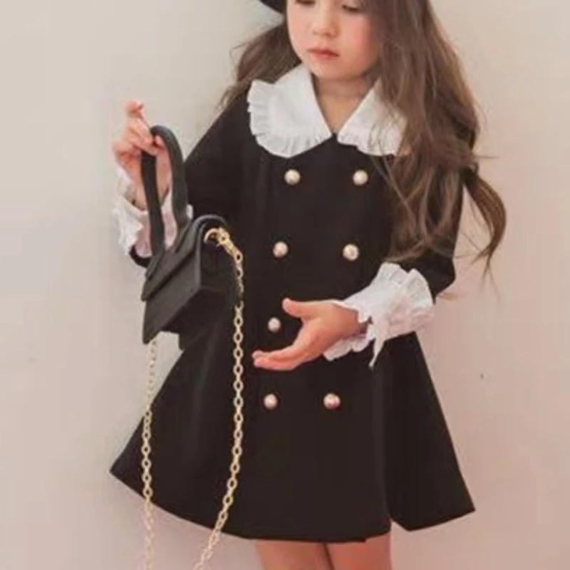 

Платье для девочек, красивое модное весенне-осеннее платье Palace, новая детская одежда