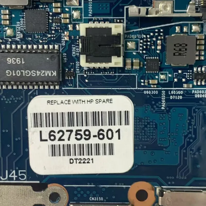 L62759-001 L62759-501 L62759-601 Pour HP 840 G6 850 G6 Ordinateur Portable Carte Mère W/SRF9Z I5-8365U CPU 6050A3022501-MB-A01(A1) 100% Testé