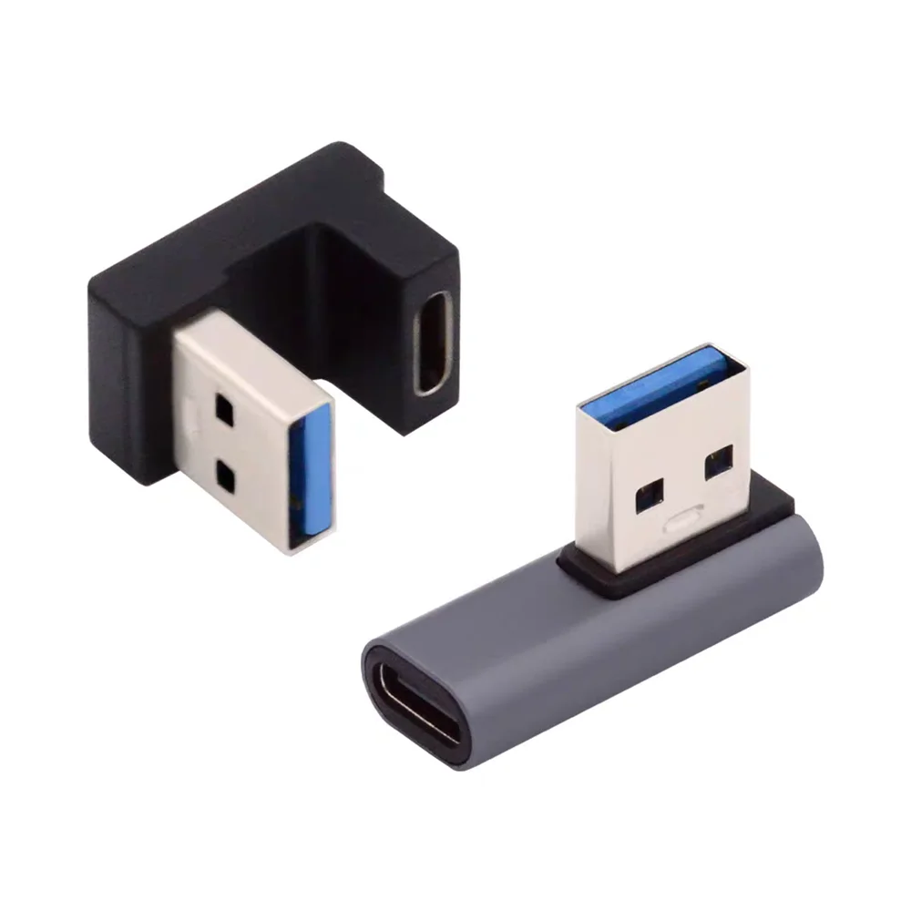 USB3.1 to Type-C adapter USB-C female port conversion 3.0 male power bank data cable U-shaped adapter