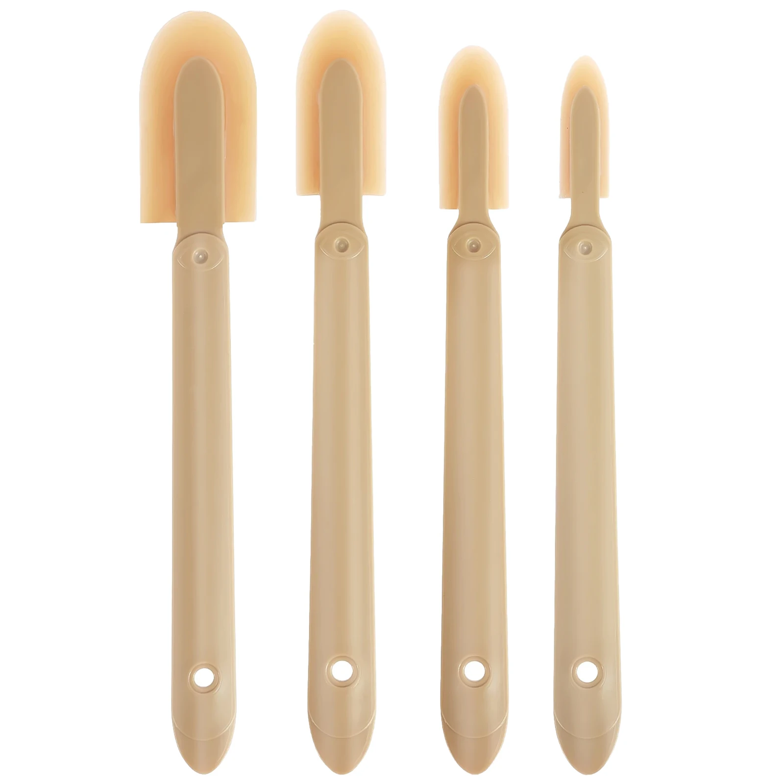 4PCS Silicone Caulking Tool with Reusable Silicone Tip Design for Shoveling Paint and Glue