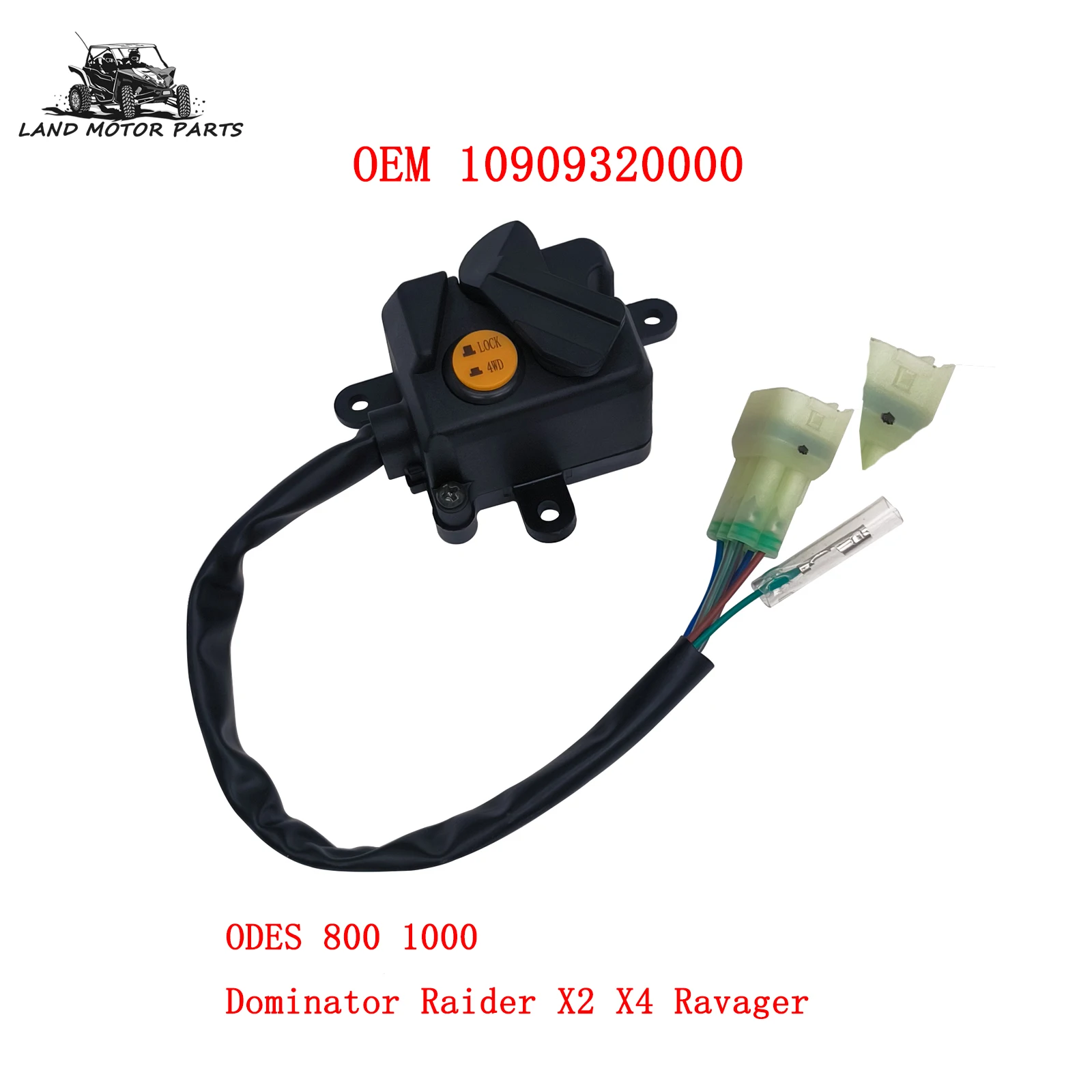

ODES 800 1000 2WD/4WD Switch For ODES V-Twin 800 1000 UTV Dominator Raider X2 X4 Ravager 10909320000