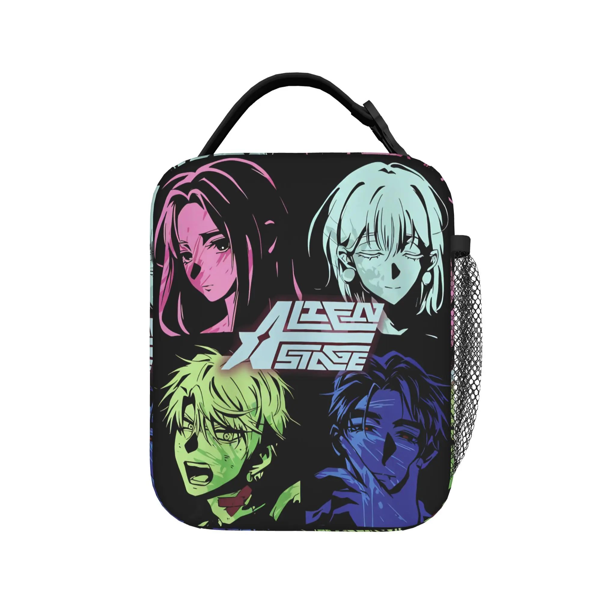 Alien Stage Sua Mizi Ivan Till Anime Insulated Lunch Bag Lunch Container Thermal Bag Tote Lunch Box Outdoor Food Storage Bags