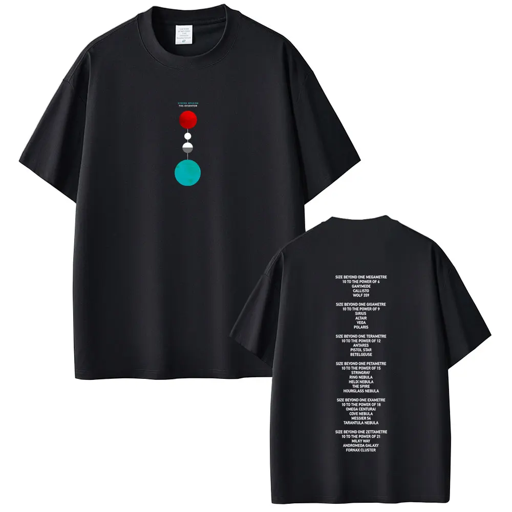 

Singer Steven Wilson Graphic T Shirt The Overview Album Merch T-shirt Men's Women Fashion Oversized Cotton Short Sleeve T-shirts