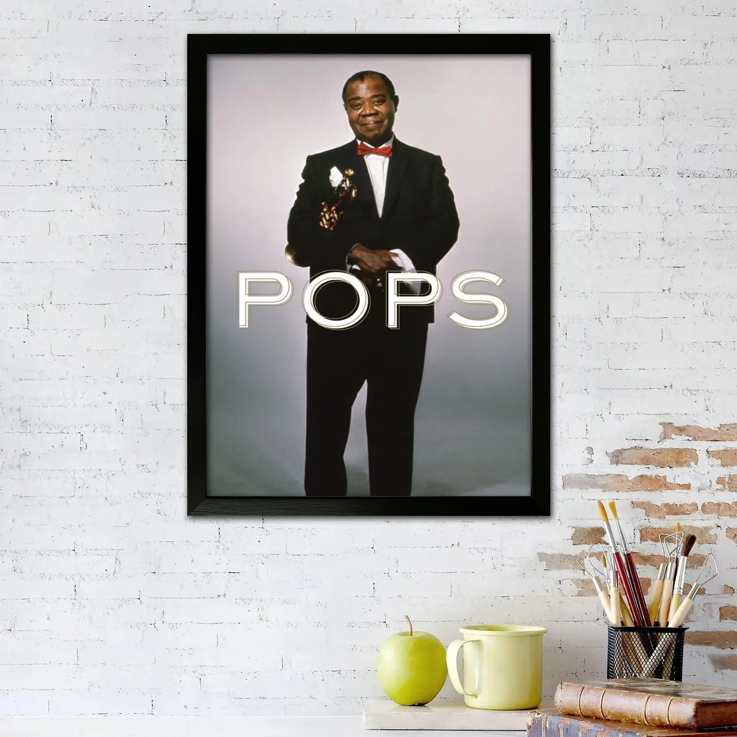 Louis Armstrong Canvas Art Poster, Wall Art, Picture Print, Modern Family, Bedroom Decor, Posters,Decorative painting