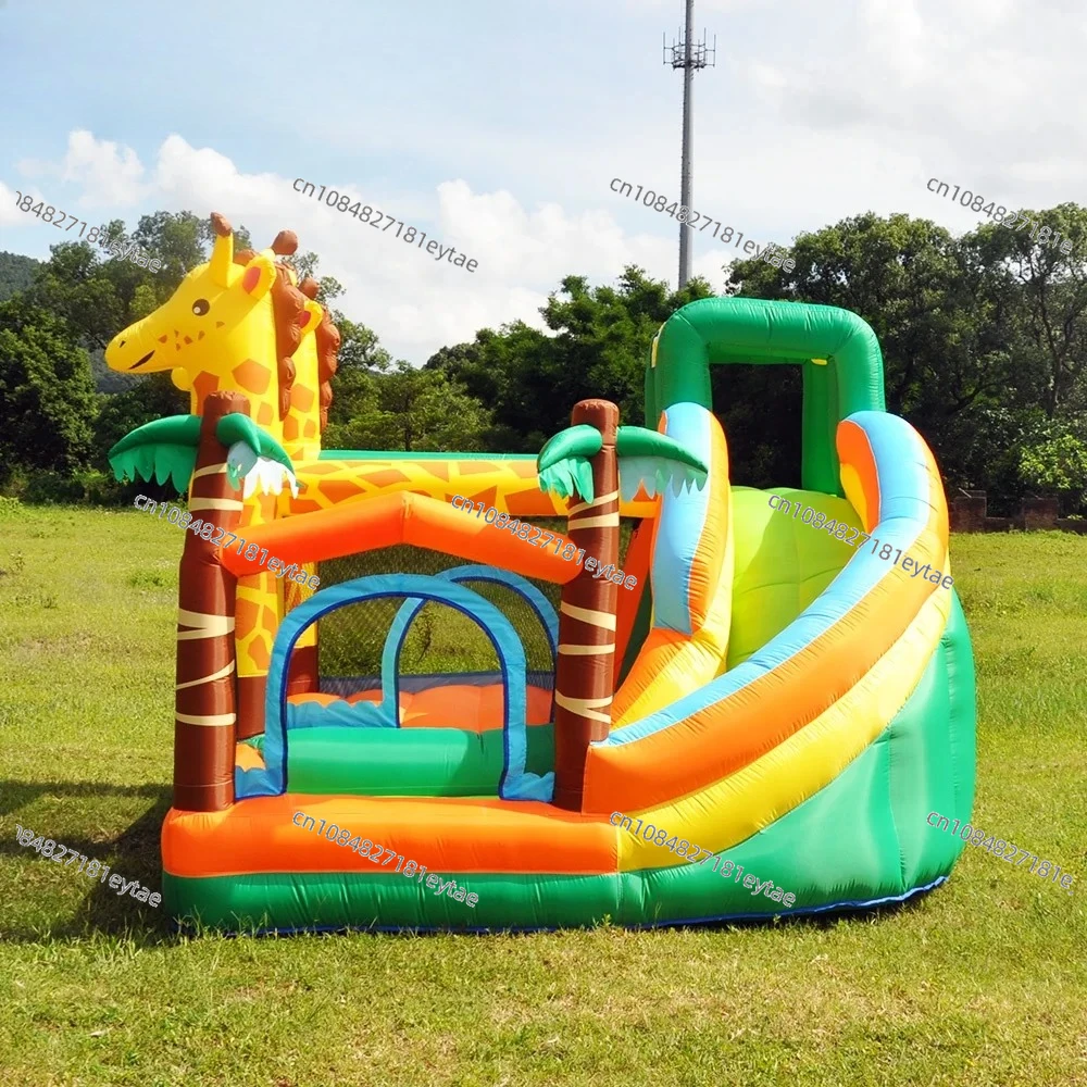 Children's inflatable trampoline jumping castle, inflatable playground, rock climbing slide
