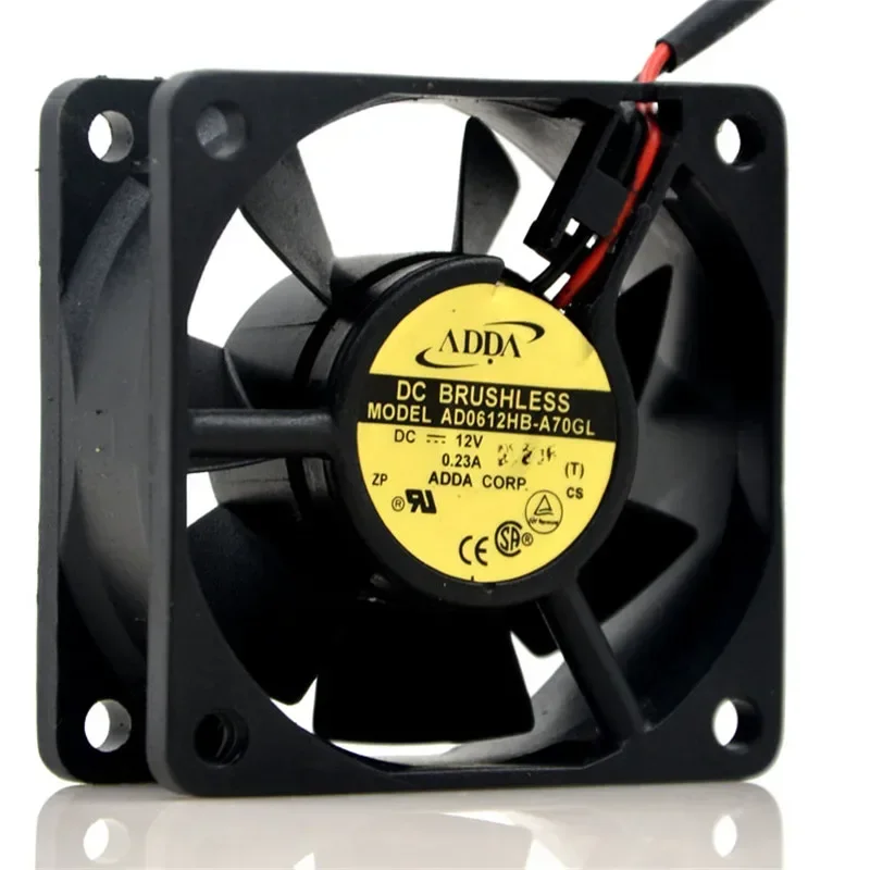 

ADDA AD0612HB-A70GL DC 12V 0.23A 4500RPM 6cm 6025 60x60x25mm ventilador de refrigeración de flujo Axial