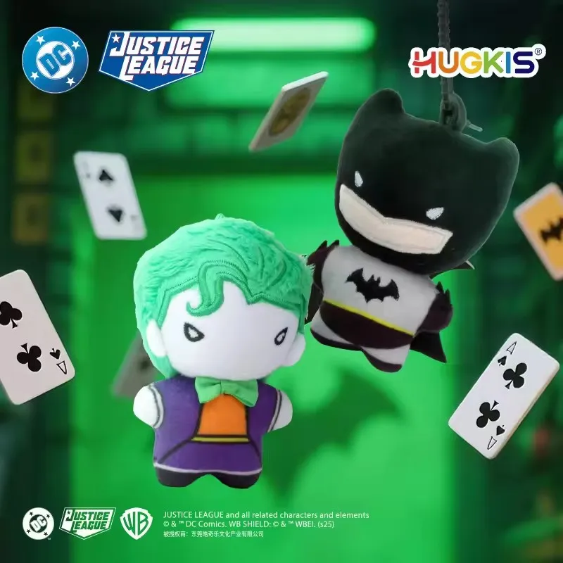 2026 9cm DC Movies Superman Batman Harley Quinn Plush Toy Soft Keychain Creative Cartoon Gift for Christmas Halloween - view 2