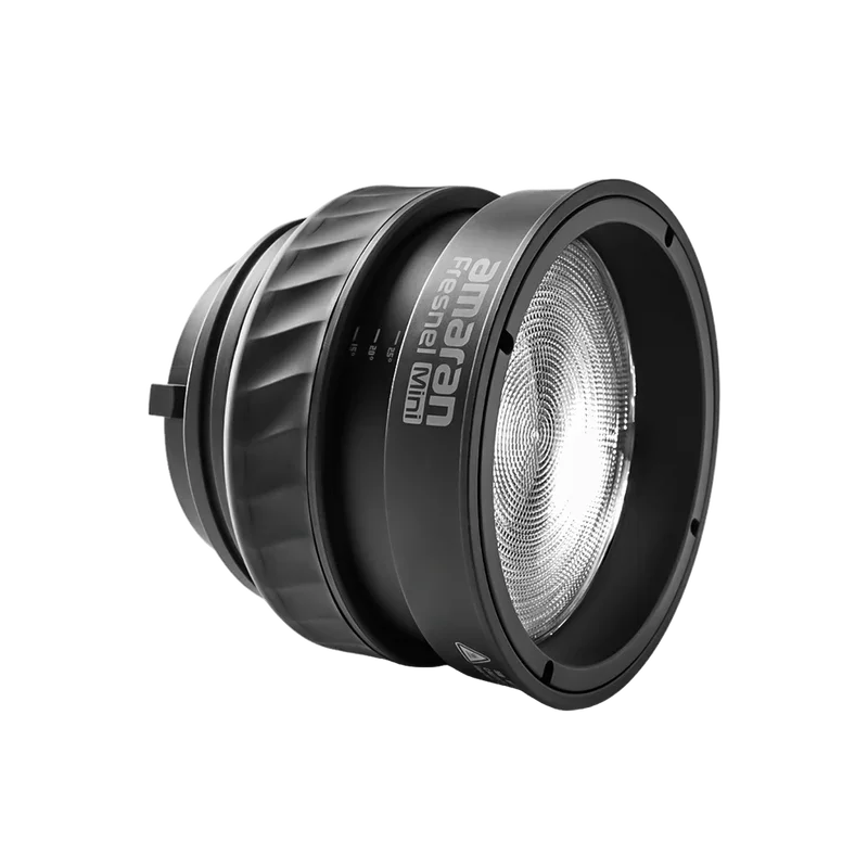 amaran Mini Fresnel with Mini Barn Doors KIT Ultra-compact Bowens Mount Fresnel Attachment for amaran Ray 60c & 120c view 5