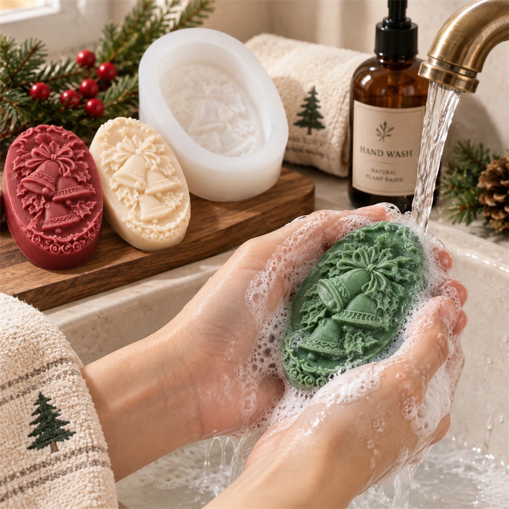 Christmas Bell Silicone Soap M - Soap Making Gifts ulasan dan harga