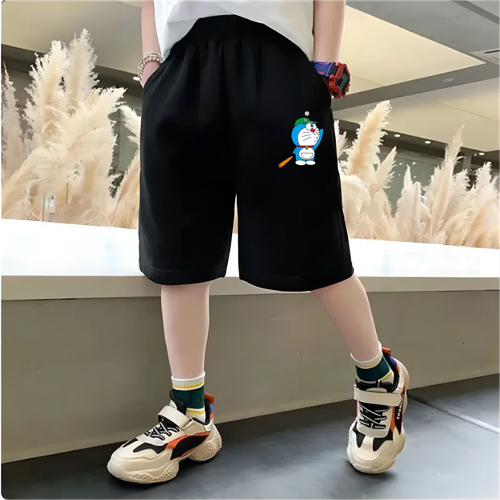 Doraemon New Children Pants Boys Girls Sweatpants Trousers  Sports Pant 3-14 Years Old Spring  Track Pant For Boys