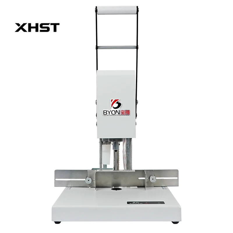 

BY-DK10 Economical Single-head Electric Punch 5cm Punching Thickness Two Drill Save Labor Storage Box For Home Store Office