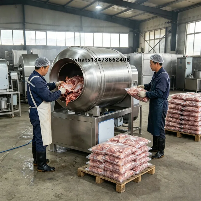 Stainless Steel Food Processing Equipment for Frozen Meat Block Marinating After Thawing
