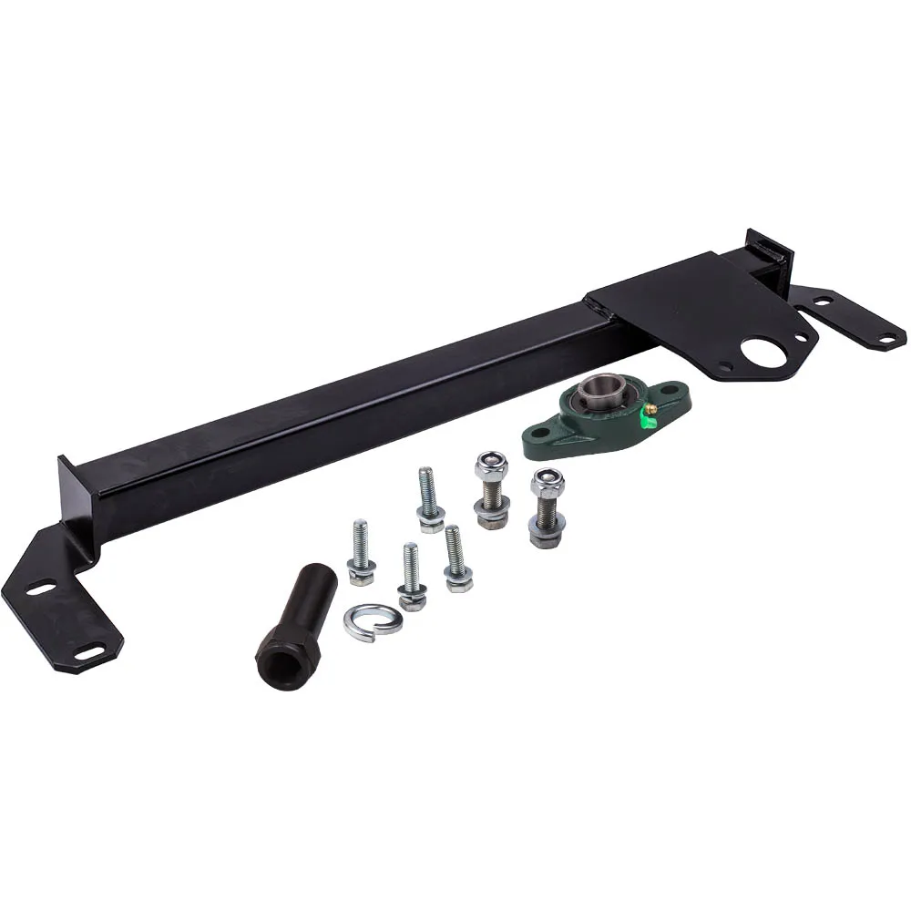 Black Steering Gear Box Stabilizer Bar For Dodge Ram 1500 2500 3500 4X4 4WD 2003-2008