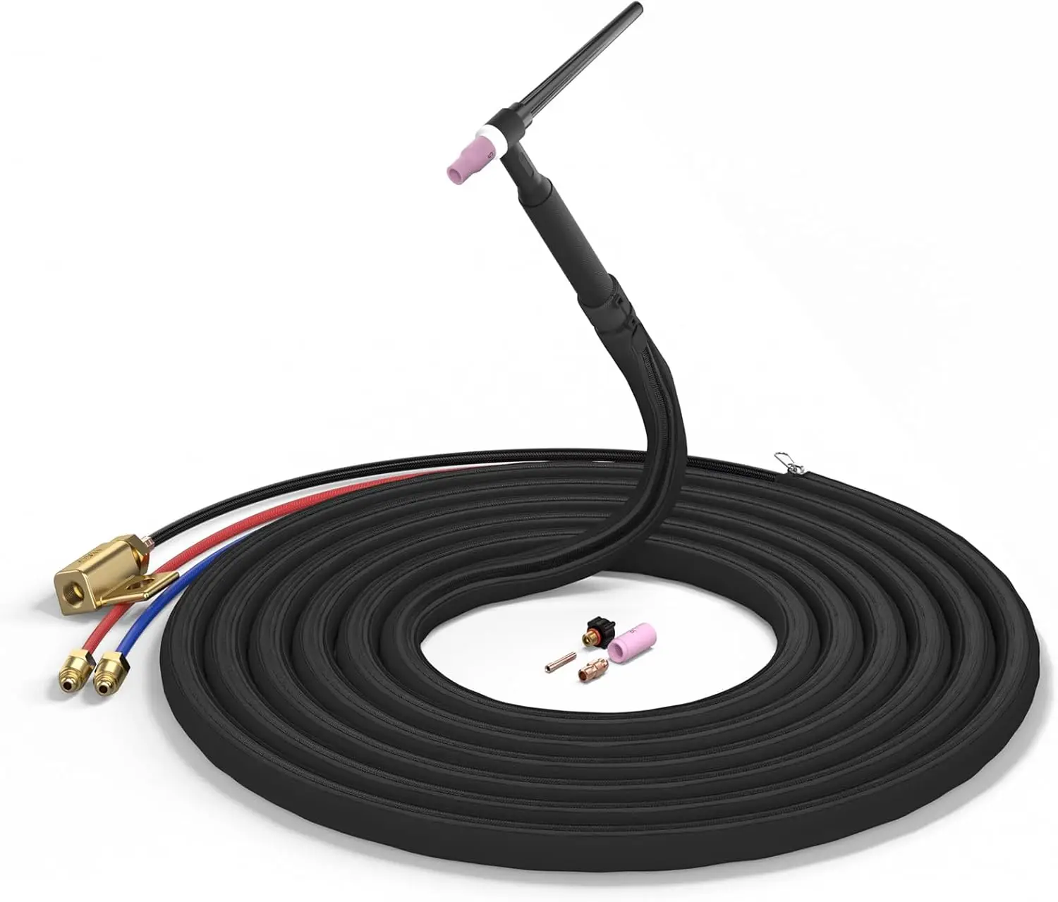 

Flexible Head Water-Cooled TIG Welding Torch 250Amp with 25ft Cable for Professional Use