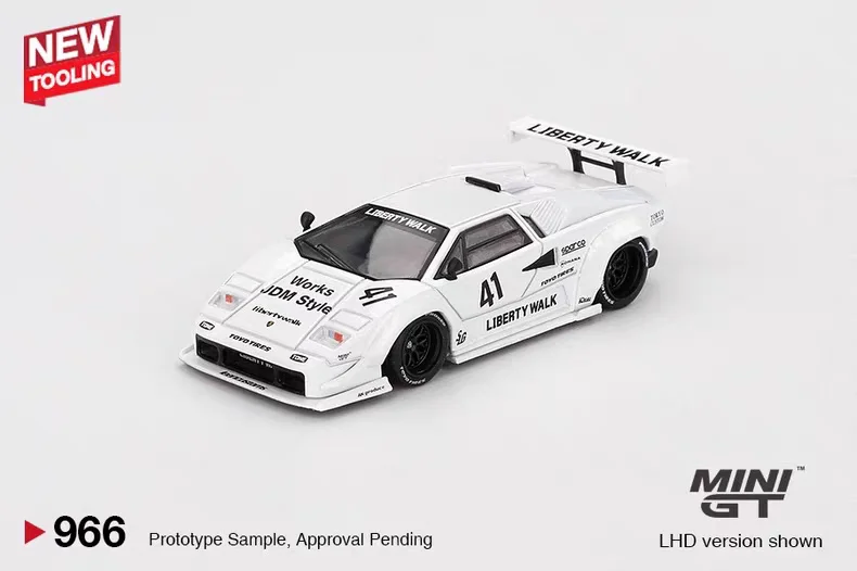 

MINI GT 1:64 модель автомобиля из сплава, игрушки # 966, счетчик LBWK