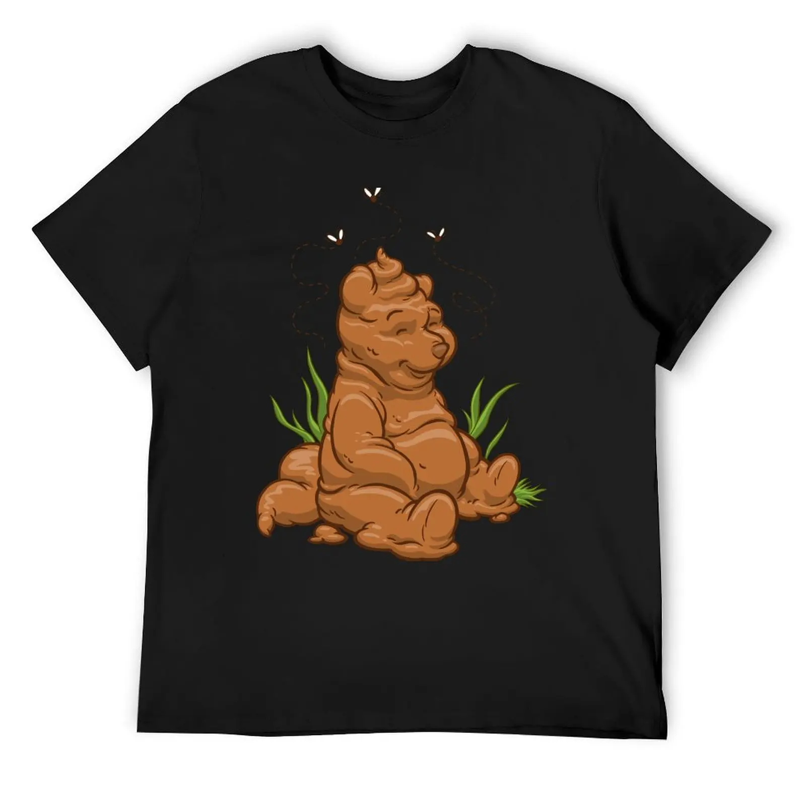 

POO BEAR T-Shirt custom t-shirts basketball graphic tees funny shirt cotton plus size clothes mens graphic t-shirts funny