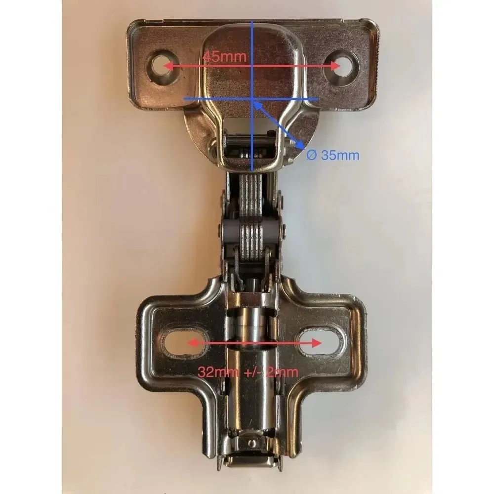 1/2/4/6PCS Hinge Repair Plate Cupboard Cabinet Door Hinge Fixing Plate Door Hinge Repair Mount Tool Door Furniture Hardware