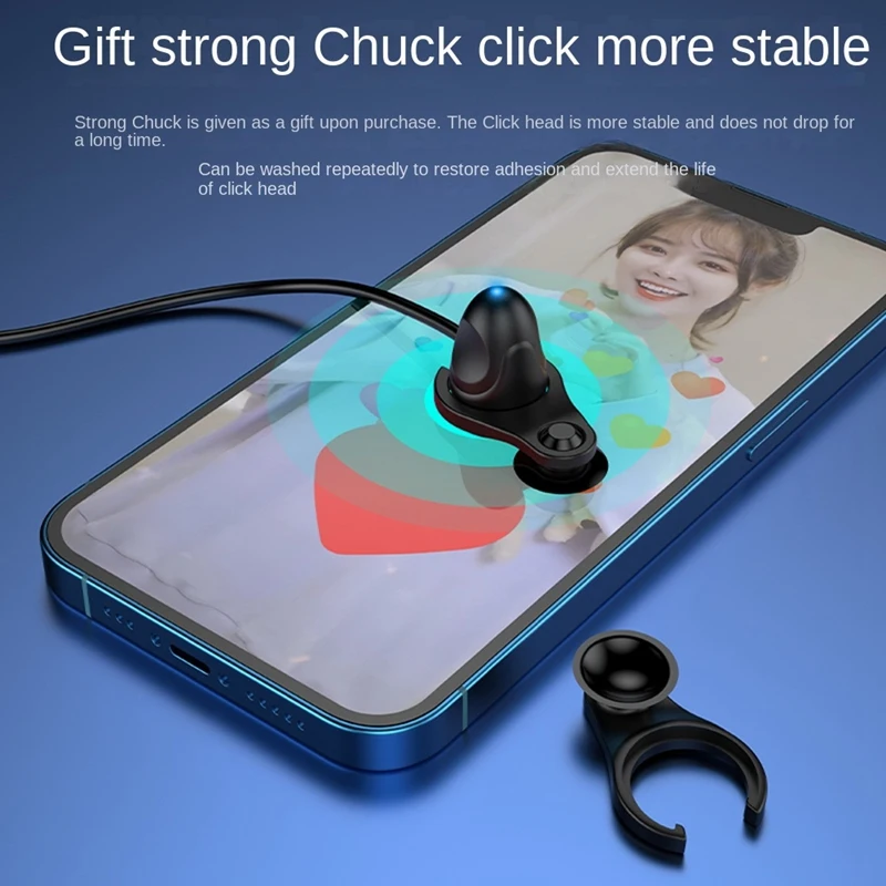 Mobile Phone Screen Auto Clicker Adjustable Connection Physical Simulation Finger Click Device Screen Auto Clicker