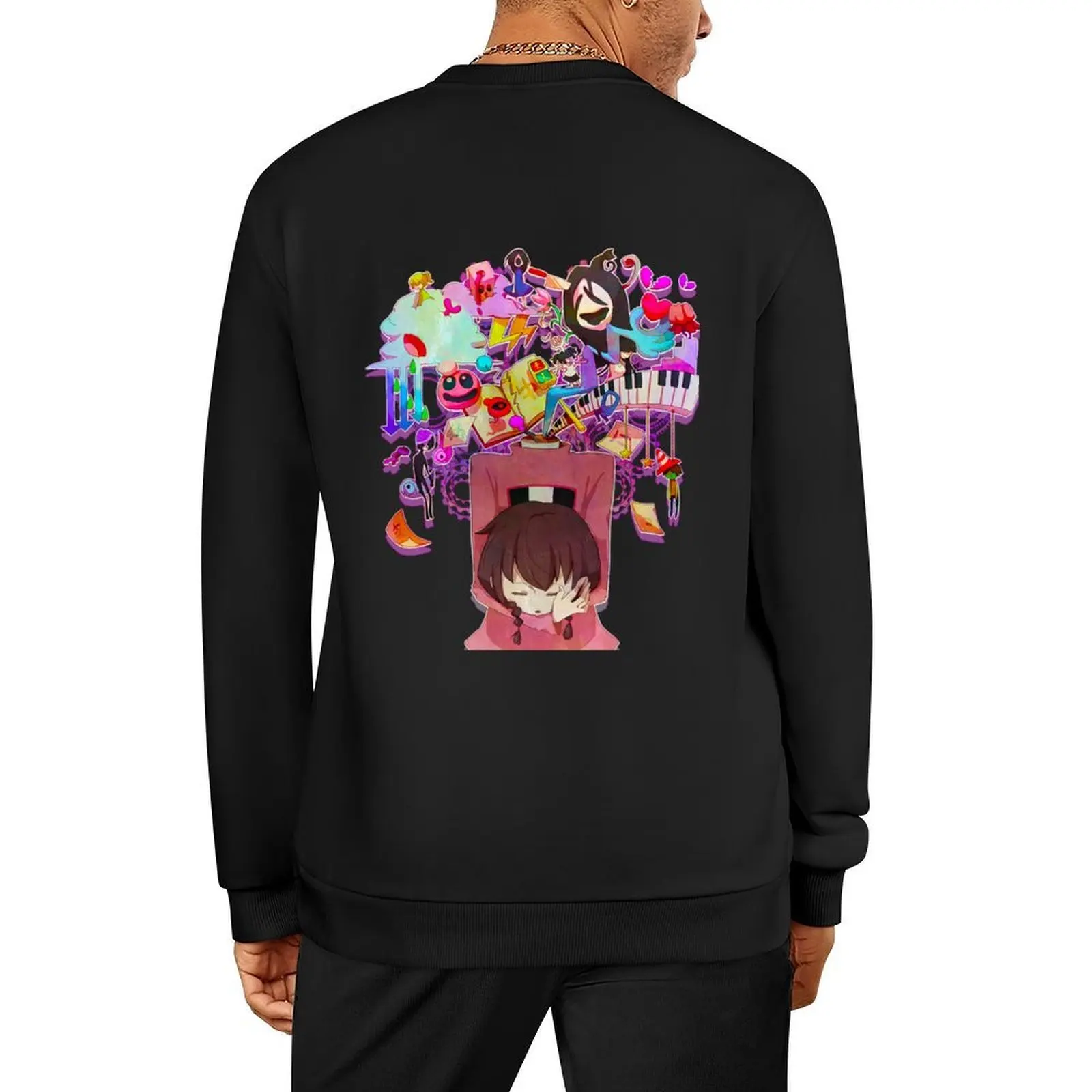 

Madotsuki (Yume Nikki) Pullover aesthetic clothing anime clothing clothes for men men's sweat-shirt new hoodies and sweatshirts