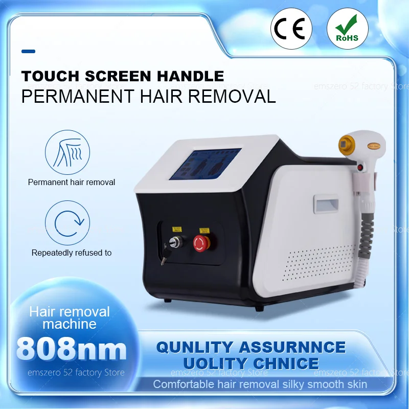 

3 Wavelength Diode Laser 808nm Laser Hair Removal Machine for Salon 808 Hair Remover2023 Newest 755nm 808nm 1064nm