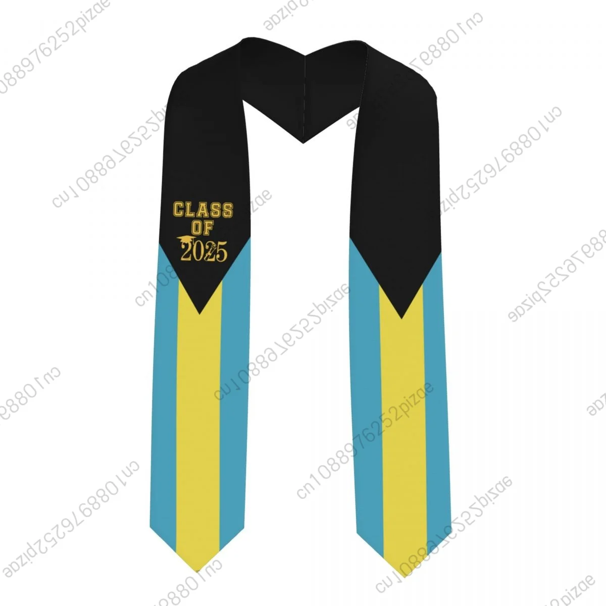 

Новый флаг Багамского языка, класс 2025, 183*13 см, выпускной палантин, шарф с поясом для международных студентов, гордый