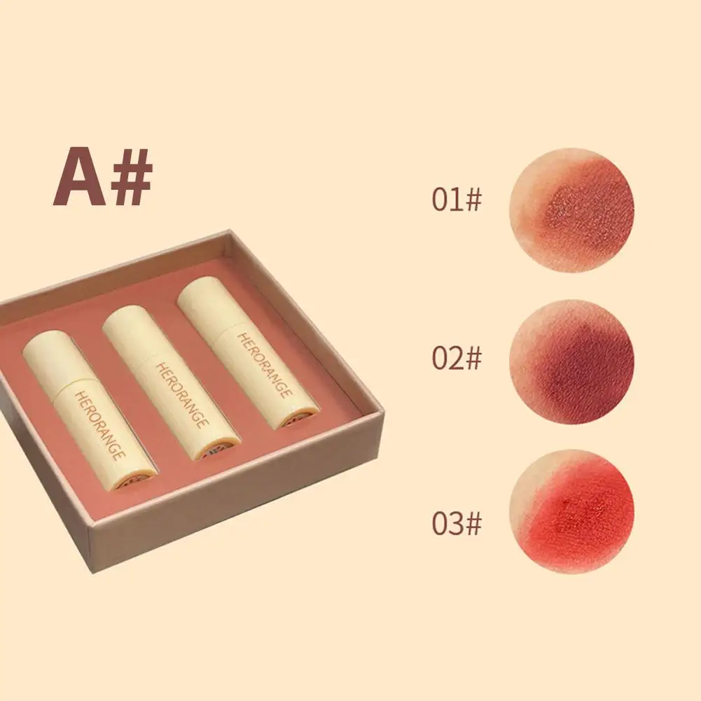 ホット3個セット マットリップマッド リキッドルージュ ピーチピンク 防水 ベルベットヌード レッドリップマッド チーク ルージュ ティント コスメ