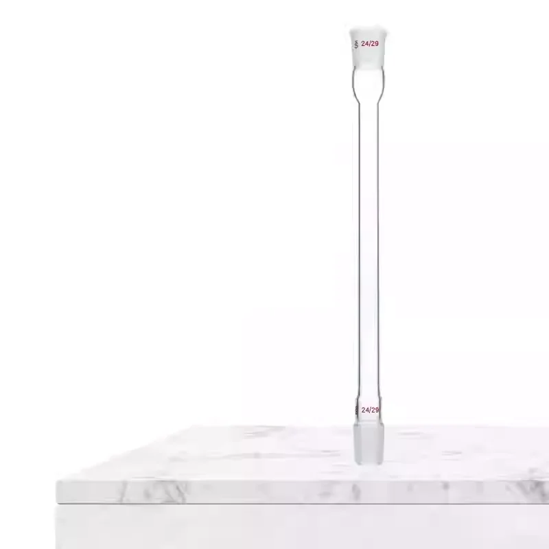 Glass air condenser tube reflux adapter 19#24# laboratory equipment distillation cooling tube