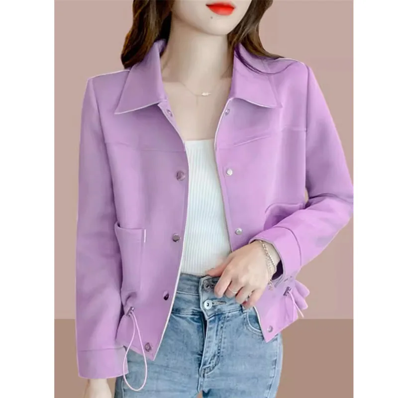 Small Fragrant Coat for Women\'s Spring and Autumn 2024 New Popular High end Small and Fashion Cardigan Long sleeved Short Top Pi