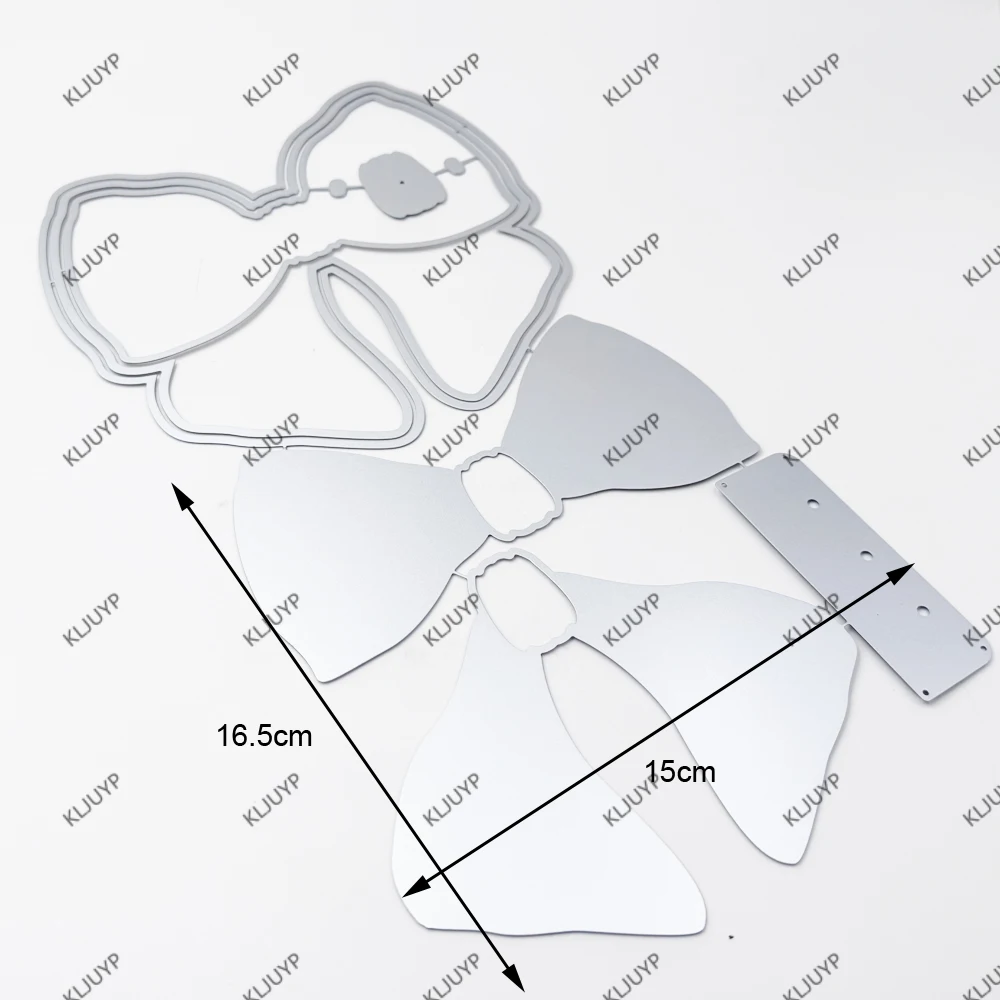 KLJUYP Large Bow Mini Album Metal Cutting Dies Stencils for DIY Scrapbooking/album Decorative Embossing DIY Paper Cards - view 6