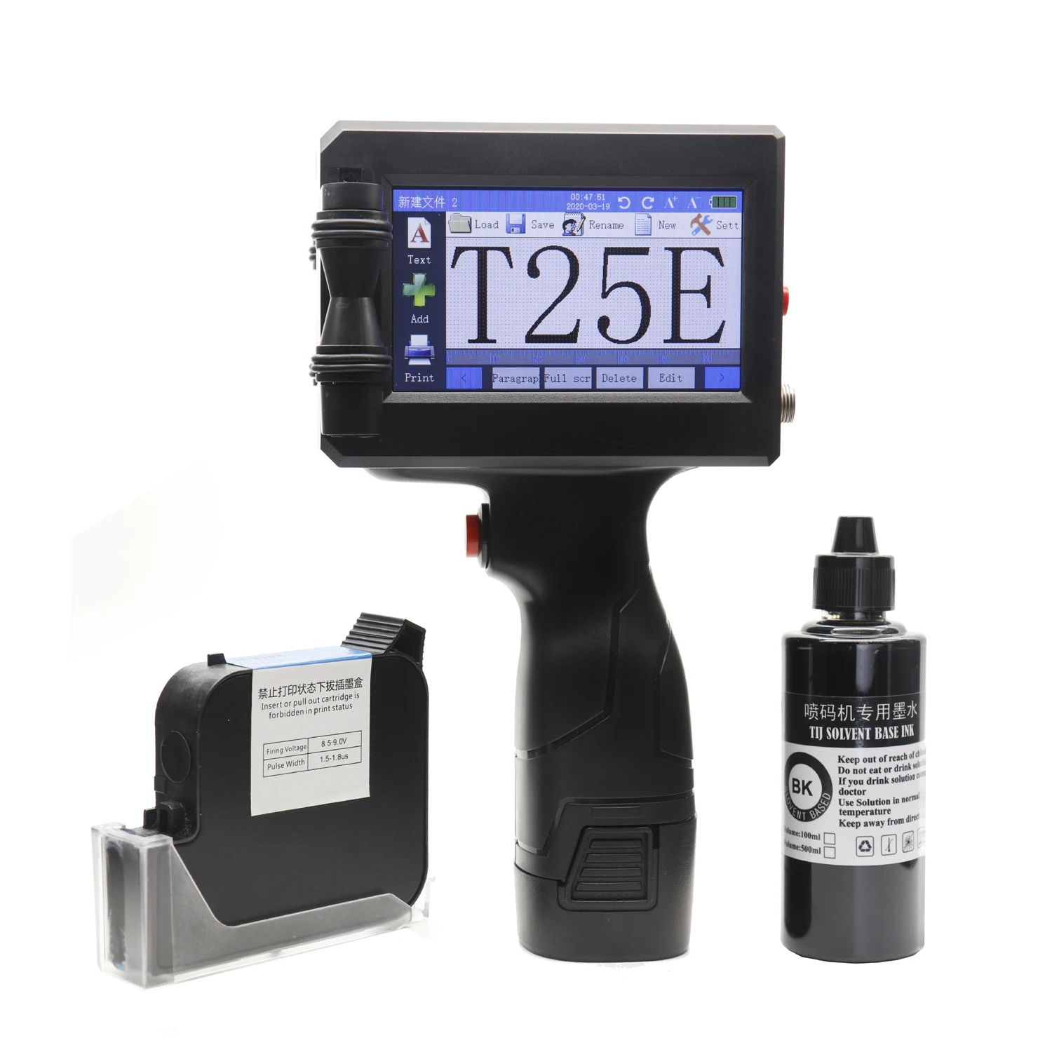 Hand held Inkjet printer 25.4mm