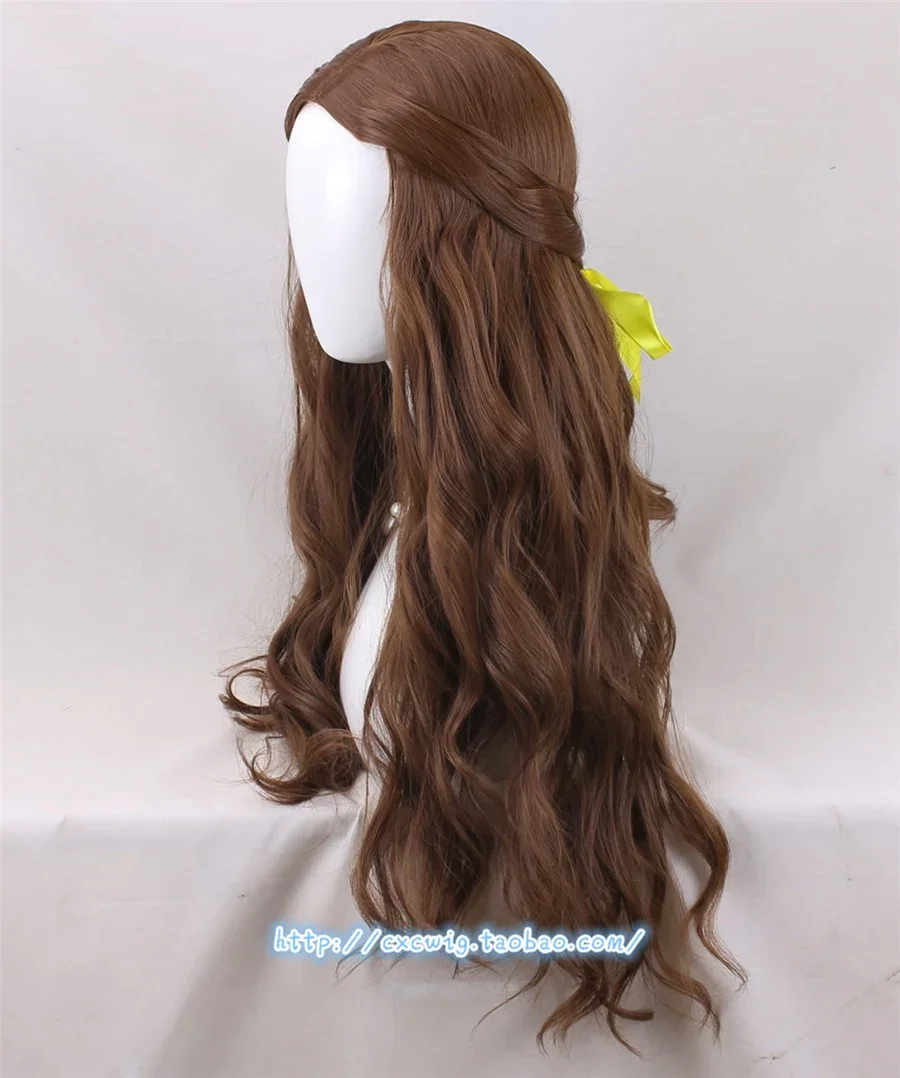 The Nutcracker Clara Stahlbaum Cosplay Wig Princess Belle Wig Women 75cm Long Wavy Hair Wigs + Wig Cap