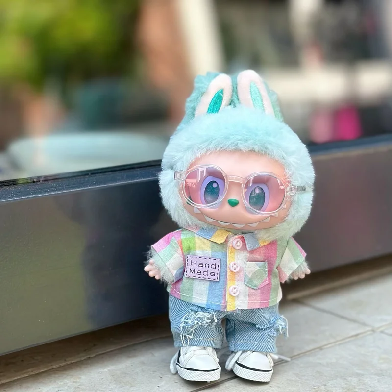 

For Labubu'S Clothes Striped Sweater Outfit Match With Hat Pendant Can Match According To Your Preferences Labubu Accessories