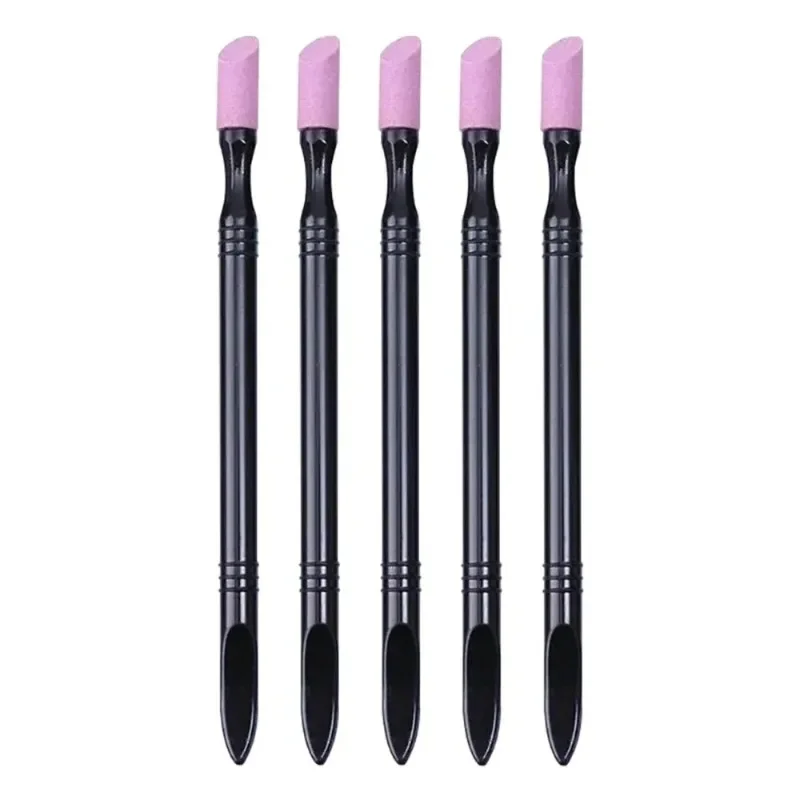 Nail Art Manicure Tools Set - 1pc/5pcs Cuticle Stone Pusher Sanding Sticks Nail File Nail Art Pen Cuticle Remover Trimmer Buffer