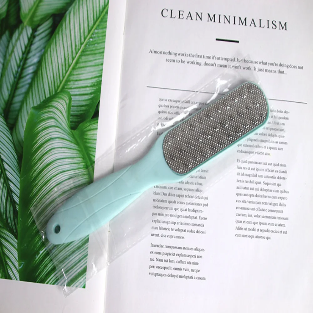 Pilnik do stóp ze stali nierdzewnej, dwustronny, do usuwania twardych naskórek, pedicure, tarka, skrobak, usuwanie odcisków, szlifowanie, pielęgnacja skóry stóp.