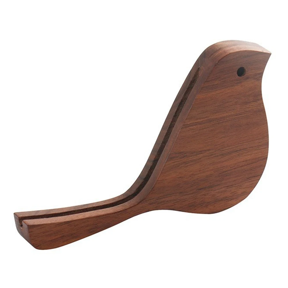 

Wooden Desk Calendar Stand Walnut Postcard Holder Office Supplies Smooth Surface Decorative Home Dorm Wooden Adornment Display