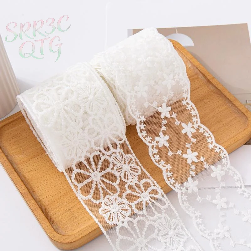 Hot Sale Lace Ribbon Star Floral Embroidered Ribbon For Gift Flower Sewing Accessories Party Wedding Decoration Packing Tape