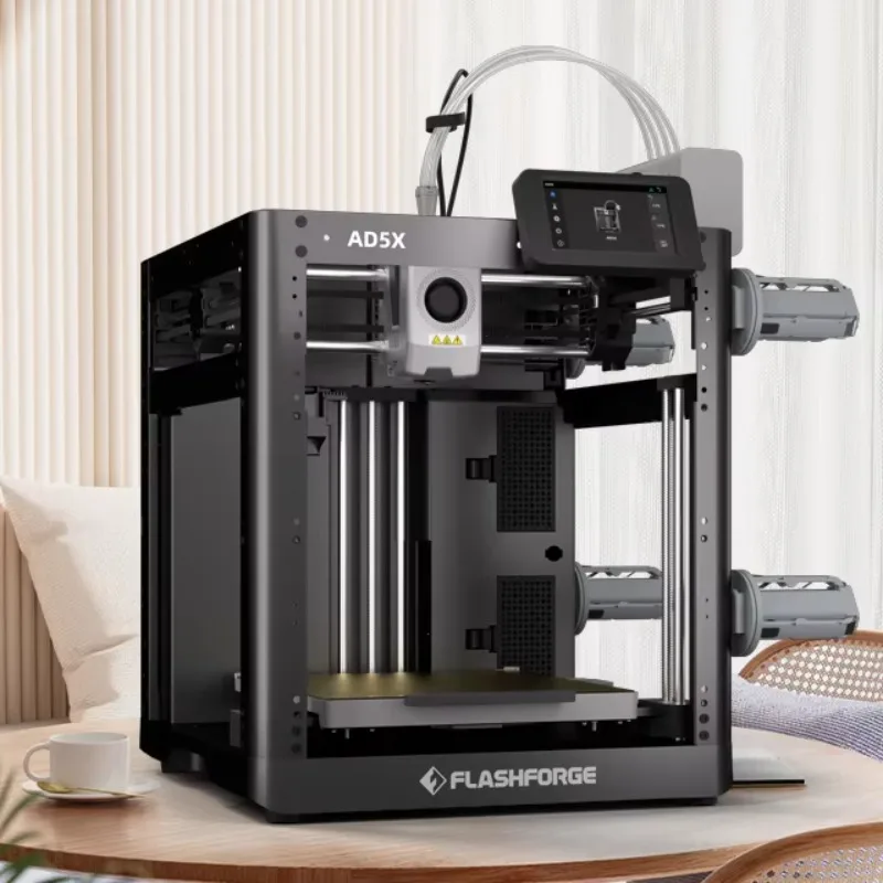 Flashforge Industrial 3D Printer New 1 Year Automatic Multi-Color Auto-Leveling USB for Label Card LCD Screen Core Component