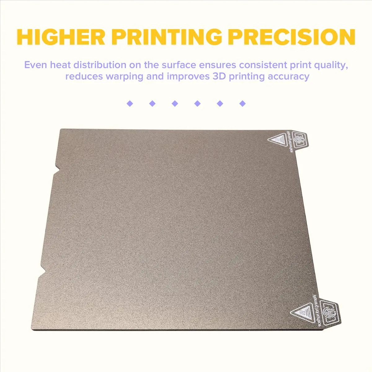 DT77 Build Plate for Creality K1 Double Side Printing Heatbed 235x235mm Buid Plate PEI Magnetic Steel Sheet for Creality K1