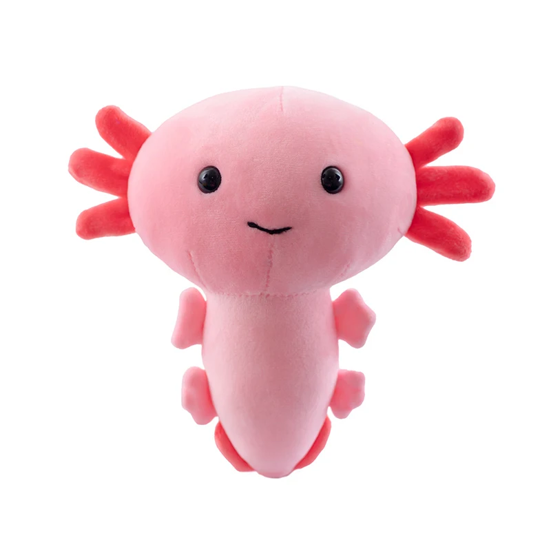 20cm Newest Cartoon Plush Axolotl Plush Toy Kawaii Animal Axolotl Plushie Figure Doll Toy Cartoon Pink Axolotl Stuffed Doll Gift