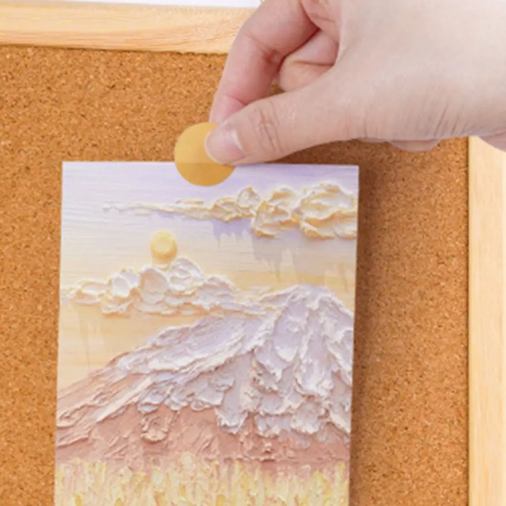Practical Double-sided Cork Notice Board Wall Hanging DIY Photo Display Board Thickened Memo Board Office