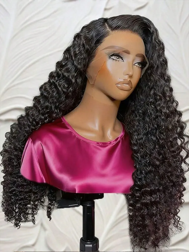 موجة فضفاضة مجعد 13x4 HD الدانتيل الجبهة خصلات الشعر المستعار الإنسان 13x6 موجة عميقة الدانتيل الباروكة الأمامية 5x5 غلويليس قبل قطعها الباروكات 250% الكثافة #1