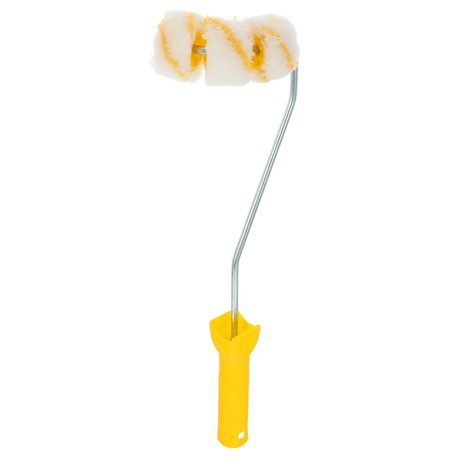 

Pipe Paint Roller Plastic Iron Polyester Curved Duct Brush Pole Refills Kit Rollers Arc Firefighting 3 Wheels Home Essentials