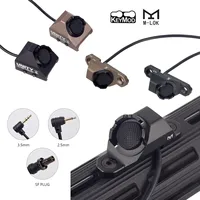 Surefire M300 M600 UNITY Remote Pressure Switch Button 2.5/3.5mm/SF Plug For Mlok Keymod 20mm Rail For DBAL-A2 PEQ15 Laser