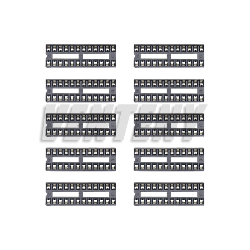 10PCS IC Seat 6pin 8pin 14pin 16pin 18pin 20pin 24pin 28pin DIP IC Socket Adaptor Solder DIY Sockets