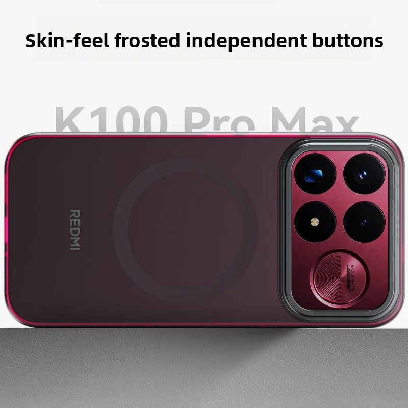 Für Xiaomi POCO F9 Ultra Hülle, harte transparente matte magnetische MagSafe-Schutzhülle für POCO F9 F8 Pro Ultra.
