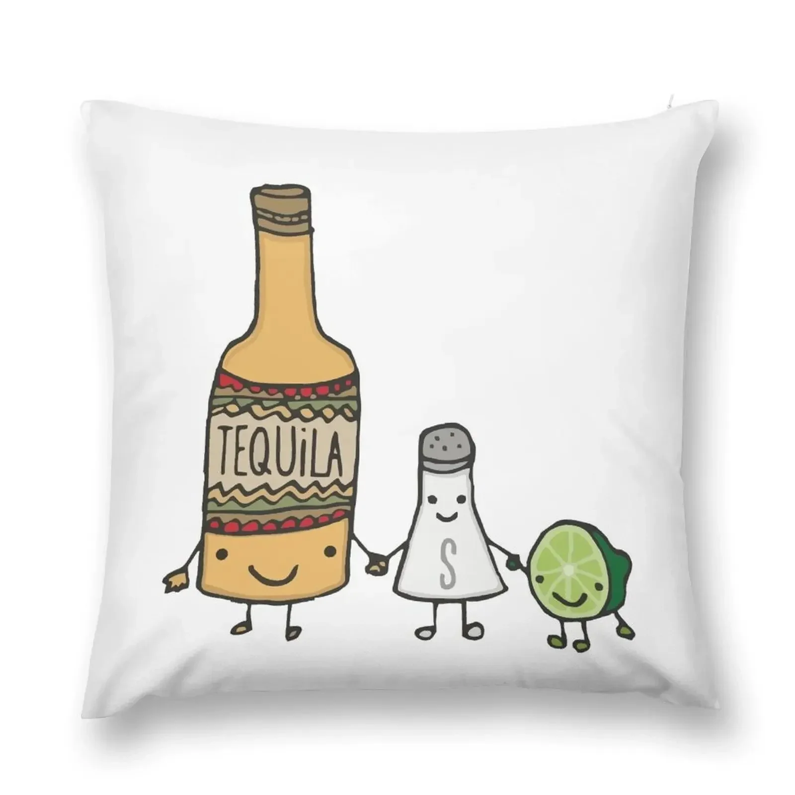 Tequila best friends Throw Pillow Decorative Cushions Pillow Case Christmas pillow