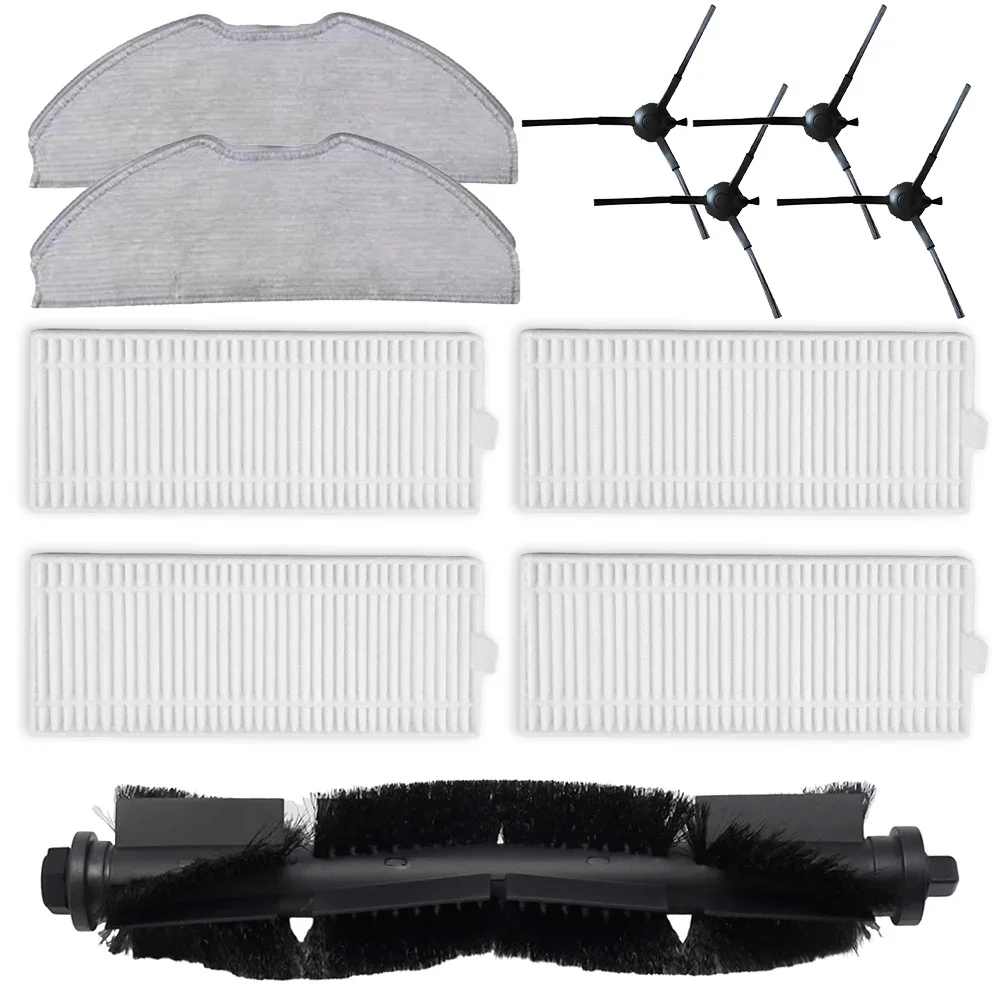 

For Tapo RVA100 RV10 RV10 Plus RV30 RV30 Plus Vacuum Cleaner Parts Main Brush Filters Mop Cloths Side Brushes Kits Clean Tool