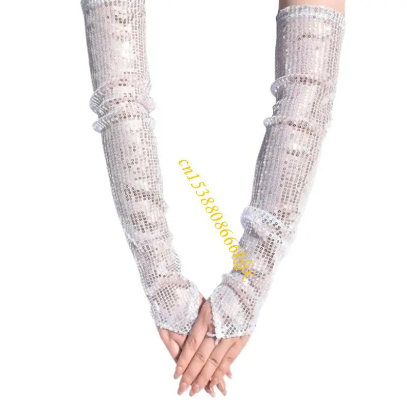 

Lightweight Glitters Gloves Firm Hold For Dressing up Role Play Themed Event Gear 066C